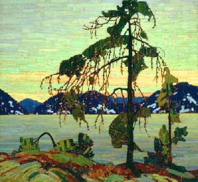 unknow artist Thom Thomson, Le Pin, 1916-1917. Norge oil painting art